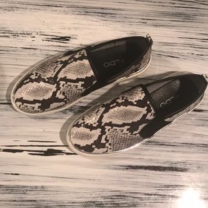 ALDO Snakeskin slip on sneaker